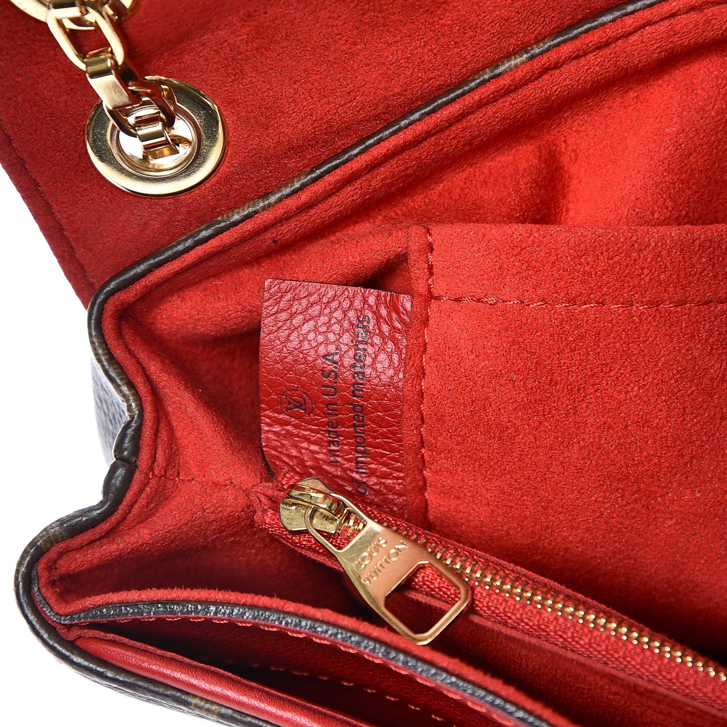 Monogram Pallas Chain Cherry