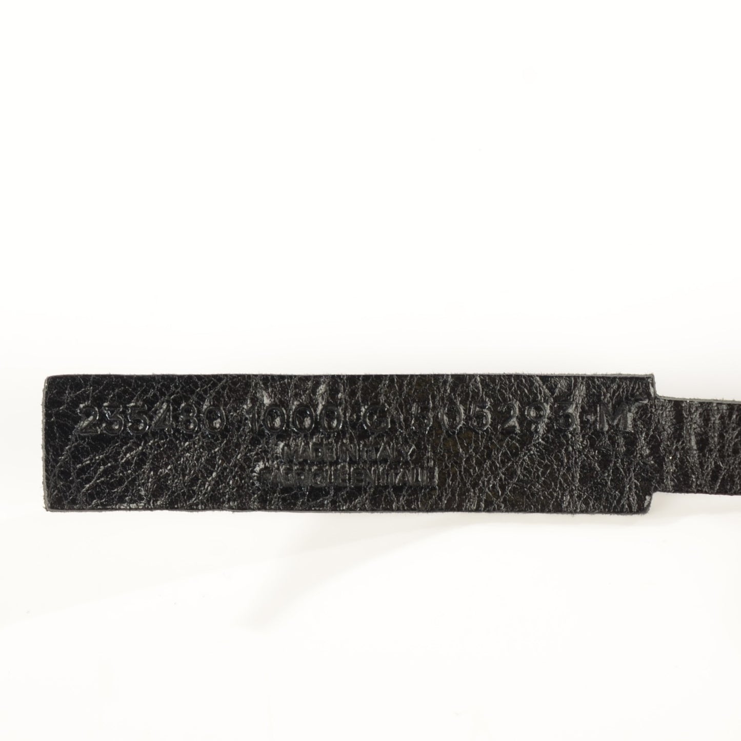 Agneau Arena Giant Silver Hardware M Braceletedium Black