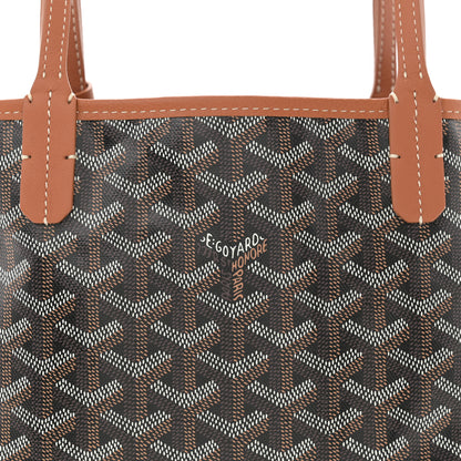 Goyard Goyardine Reversible Mini Anjou Black Gold 12 of 17