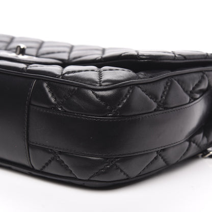 Chanel Lambskin Quilted Jumbo Easy Carry Flap Black 10 of 15