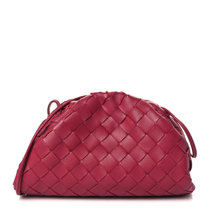 Bottega Veneta Nappa Intrecciato The Mini Pouch Amaranto 1 of 9