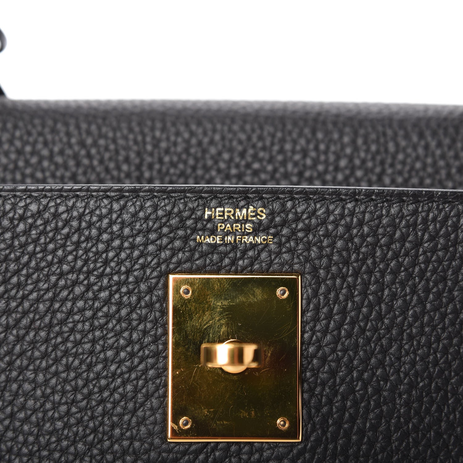 Hermes Togo Kelly Retourne 28 Black 8 of 10