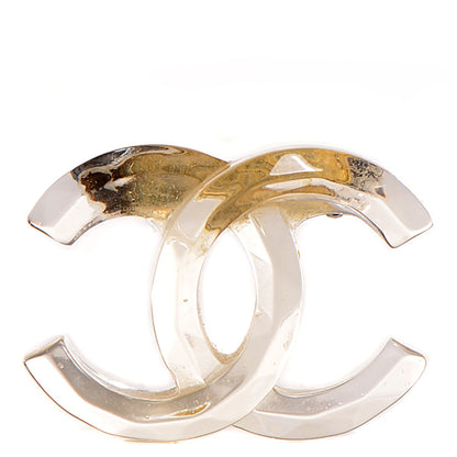Chanel Lucite CC Pin Brooch 1 of 4