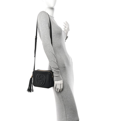 Gucci Pebbled Calfskin Small Soho Disco Bag Black 2 of 15