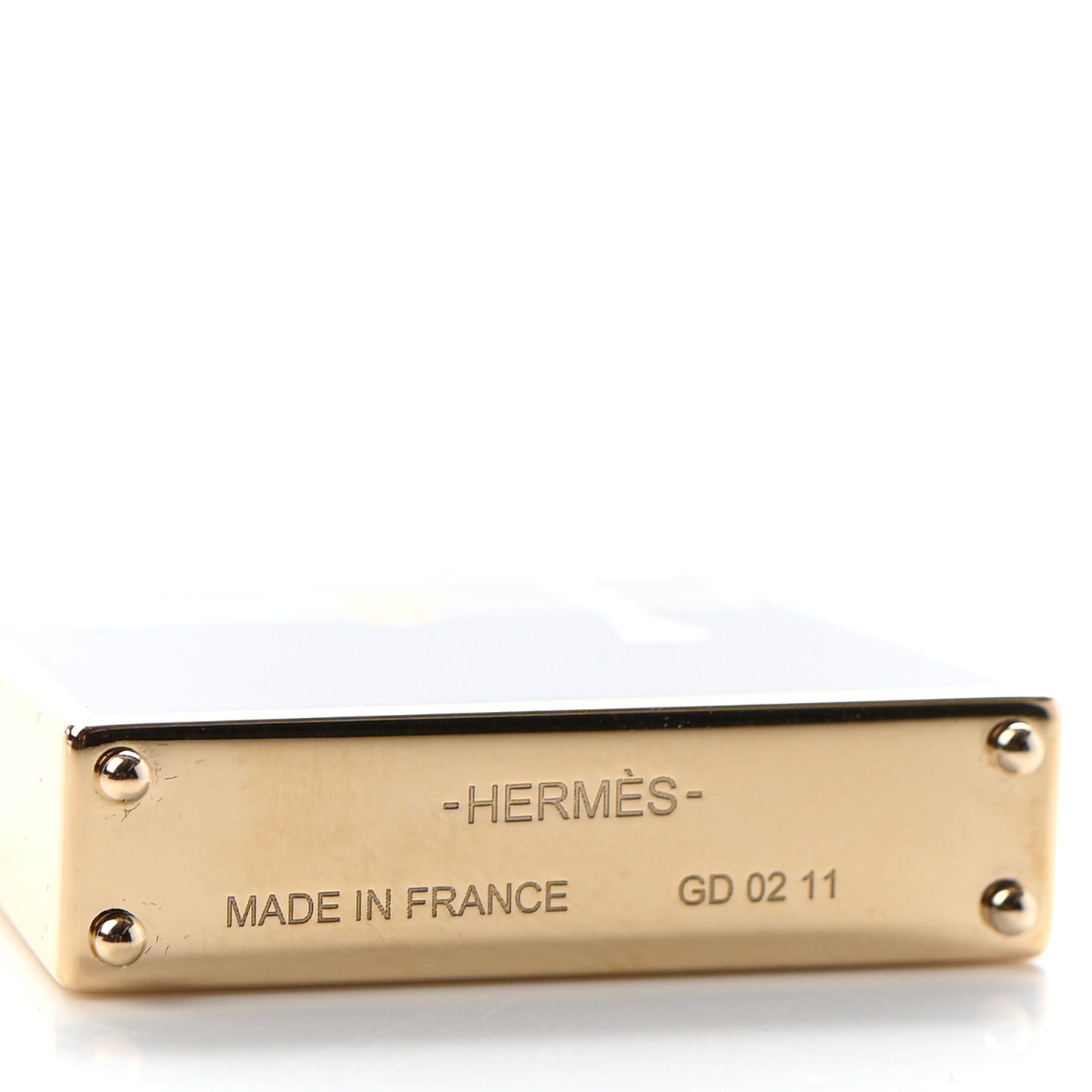 Lacquered Permabrass Kelly Curiosite Charm Black