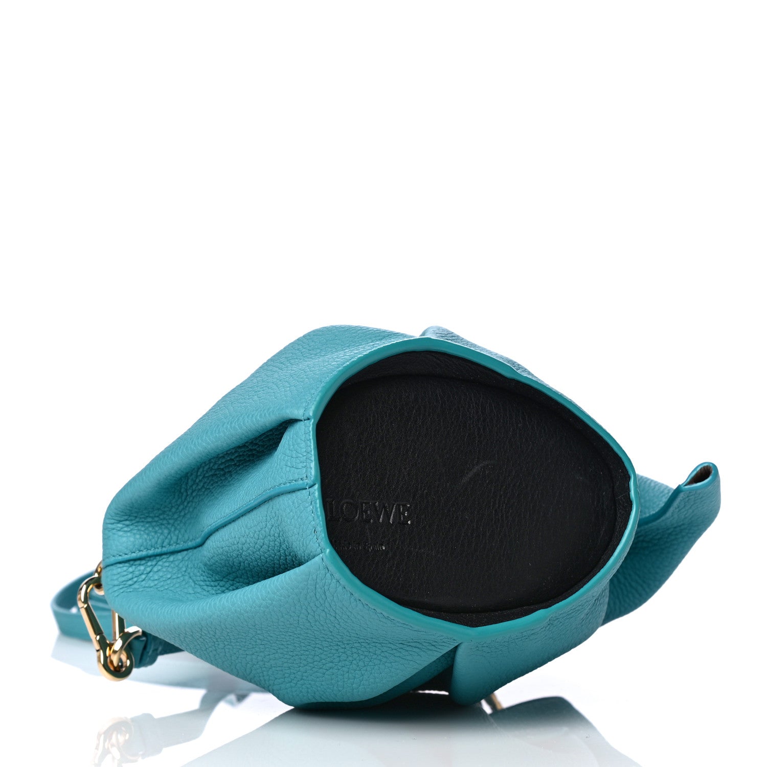 Loewe Calfskin Mini Elephant Crossbody Bag Turquoise 3 of 7
