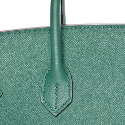 Hermes Epsom Birkin 35 Vert Vertigo 10 of 38