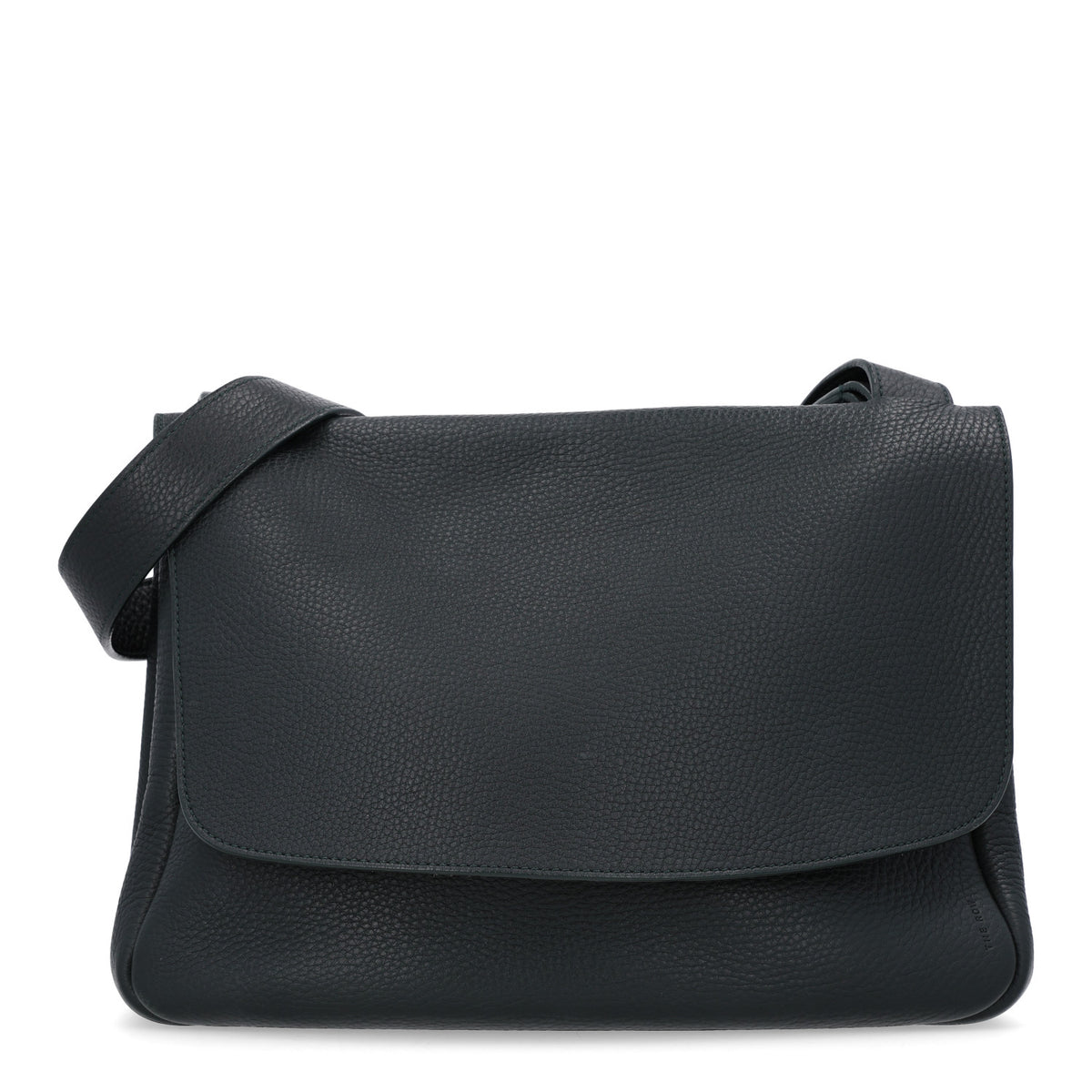 The Row Calfskin Small Mail Bag Bottle Green 1 of 9