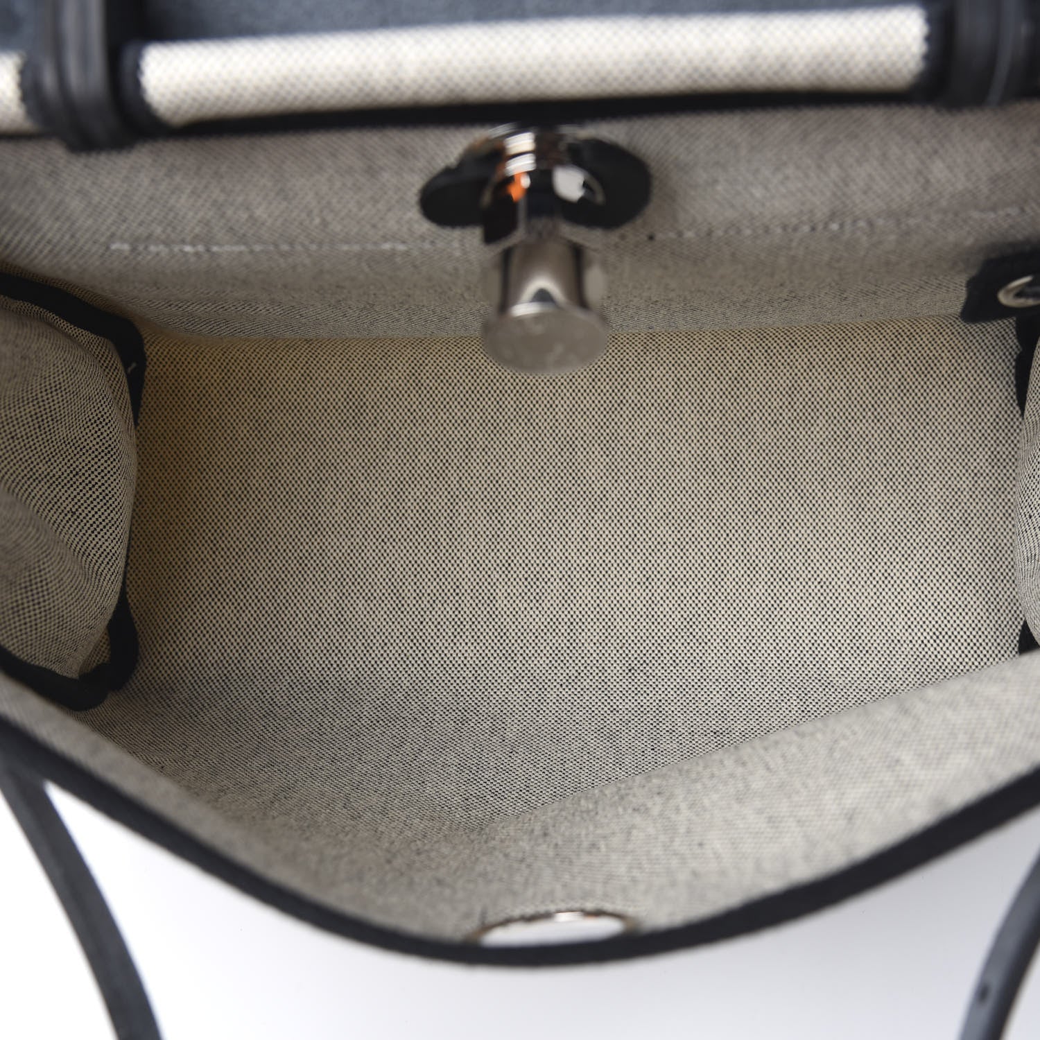 Hermes Vache Hunter Toile Pegase Pop Herbag Zip Retourne 31 PM Bleu Indigo 5 of 9