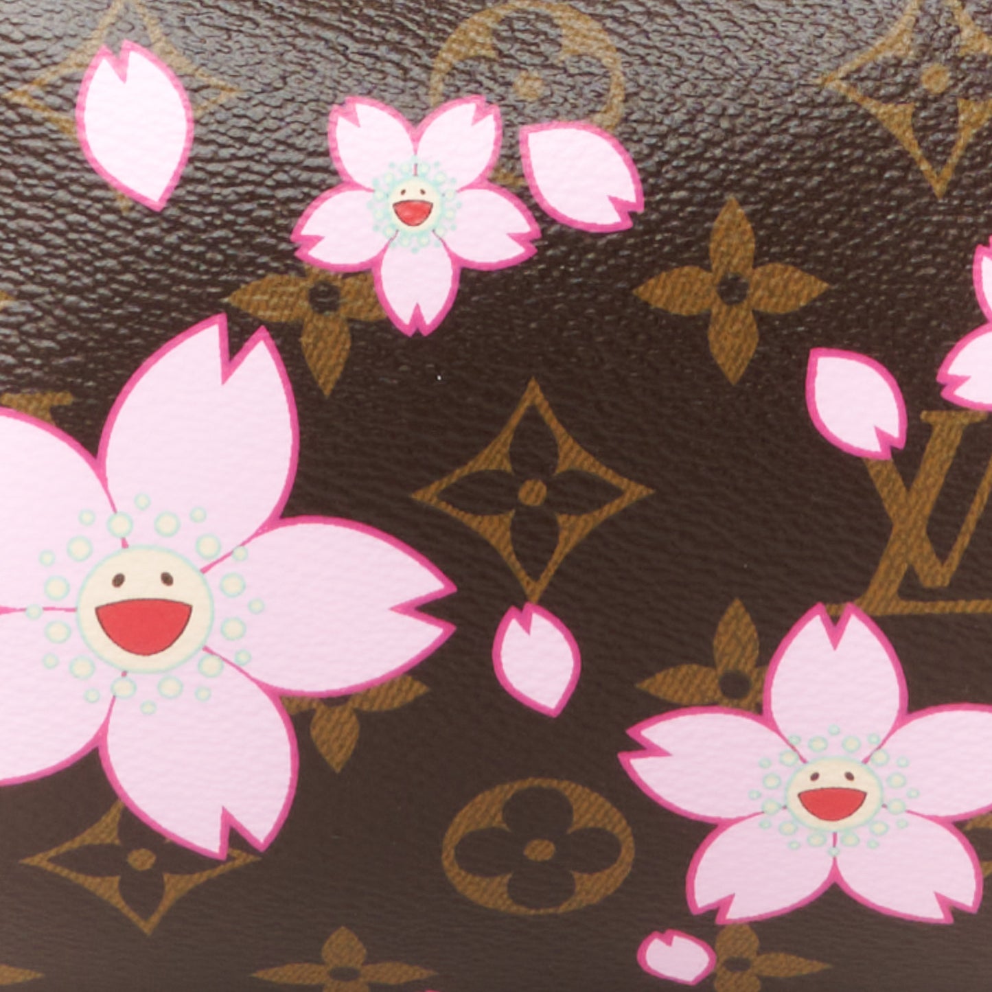 LV X TM Monogram Cherry Blossom Papillon Sakura Brown