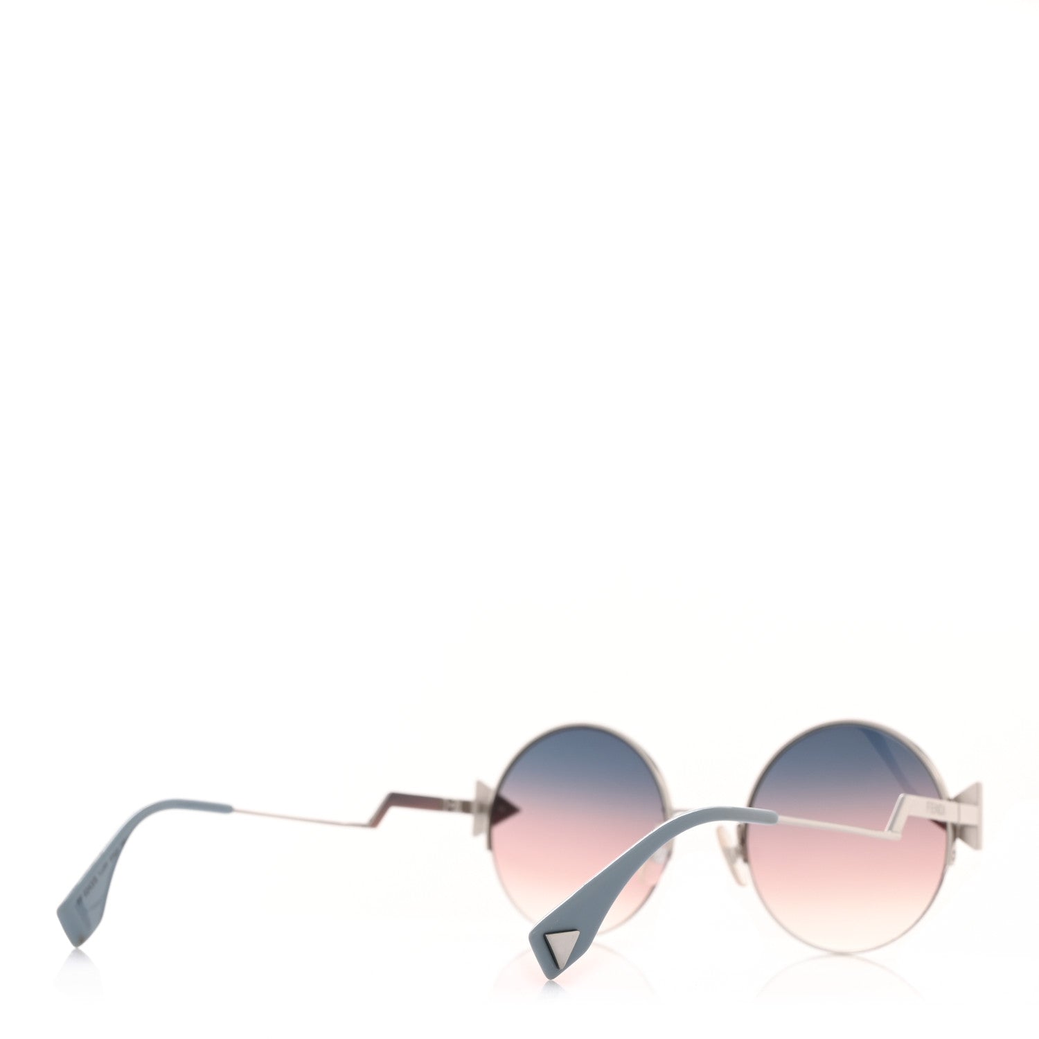 Fendi Crystal Sunglasses FF 0243/S Silver Blue 4 of 8