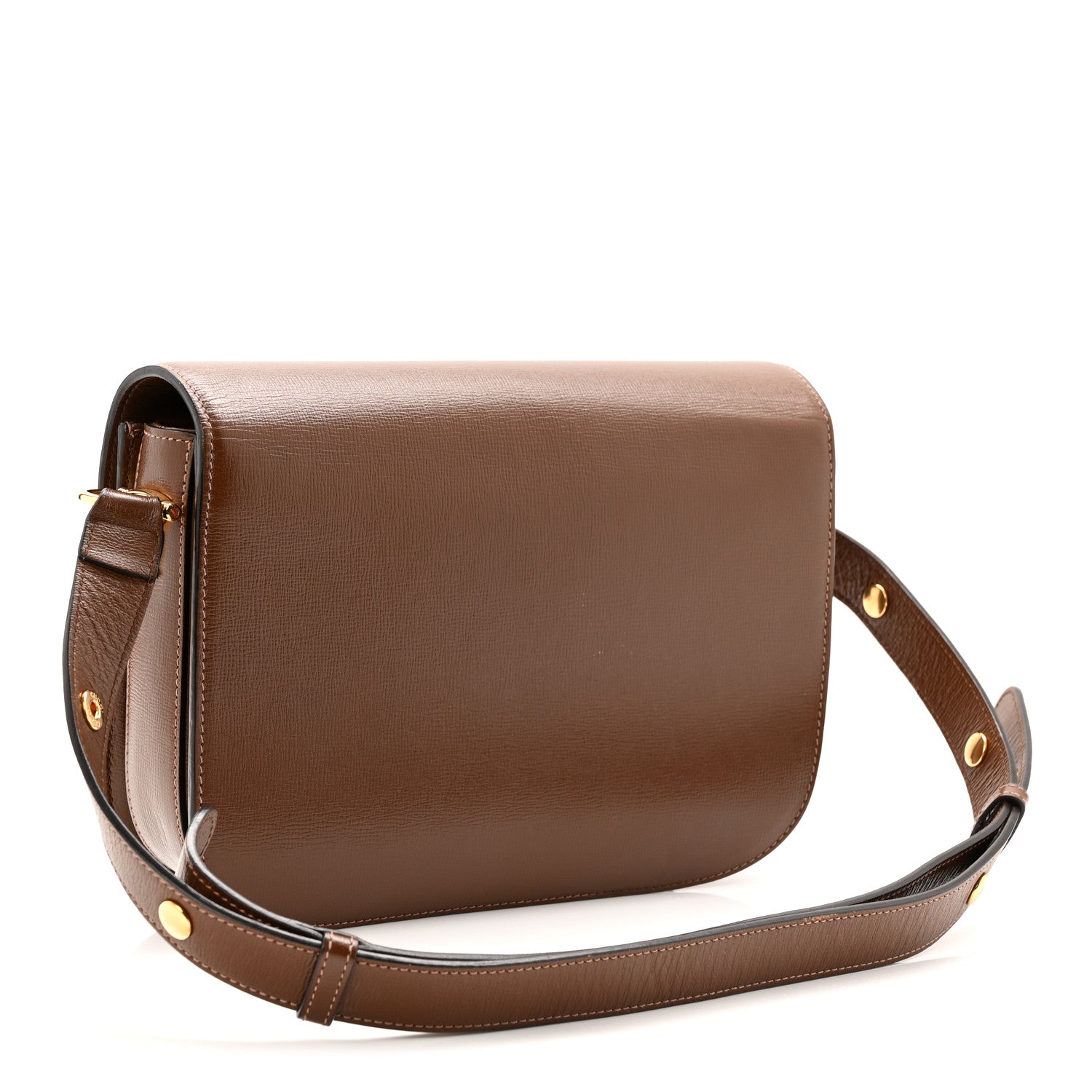 Gucci Azalea Calfskin Horsebit 1955 Shoulder Bag Brown Sugar 3 of 10