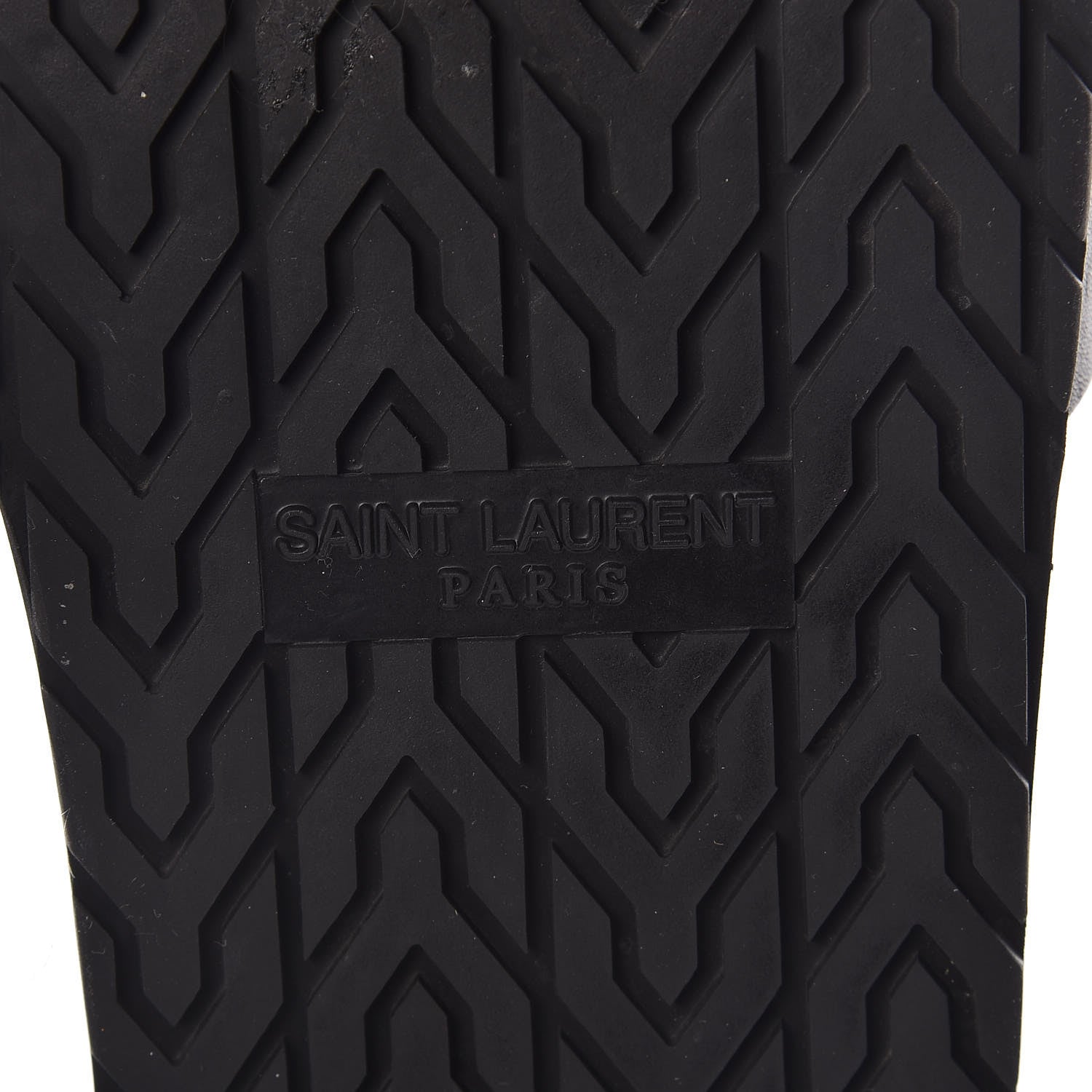 Saint Laurent Calfskin Monogram Jimmy Joan Slide Sandals 41 Black 6 of 9
