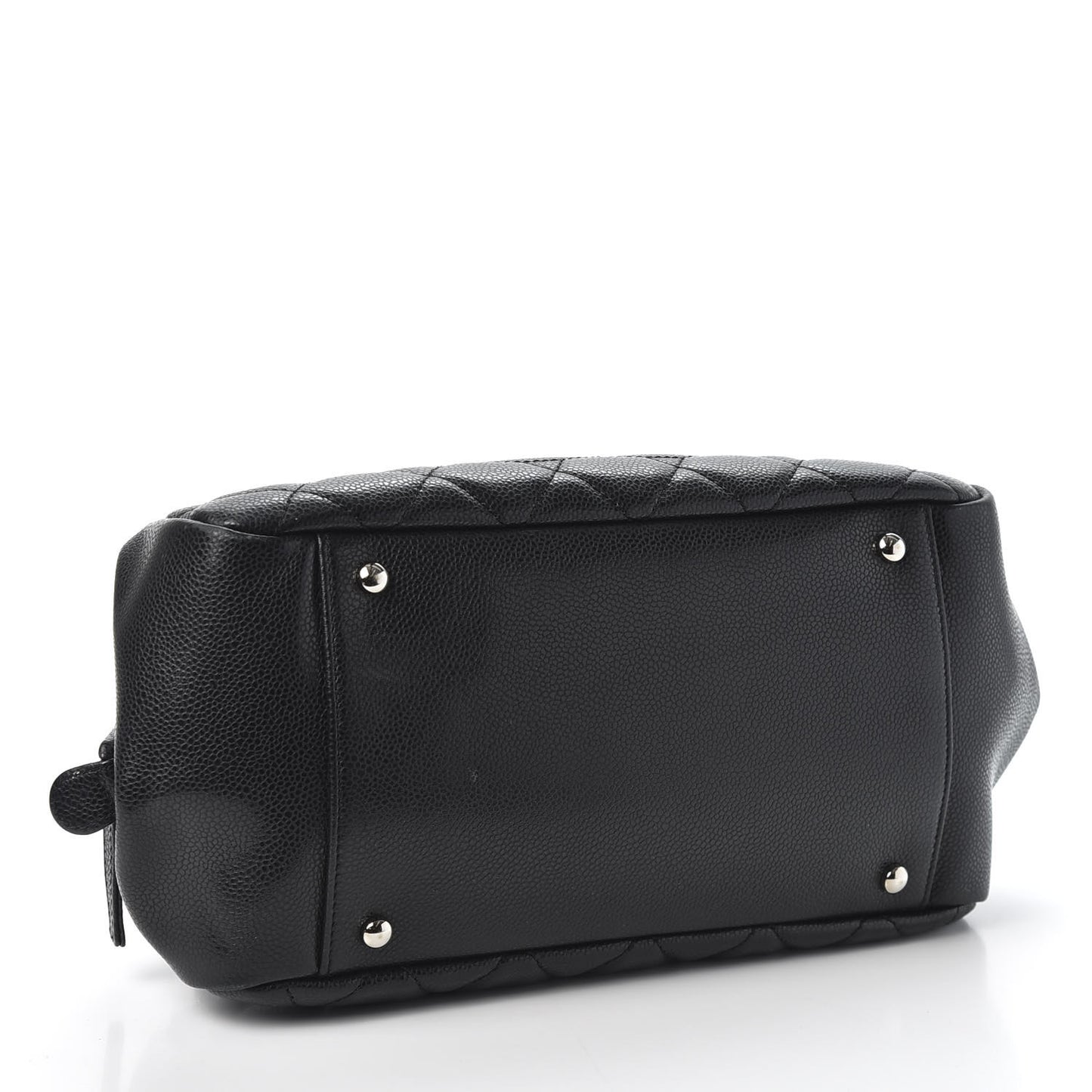 Caviar Quilted Timeless CC Shoulder Bag Black