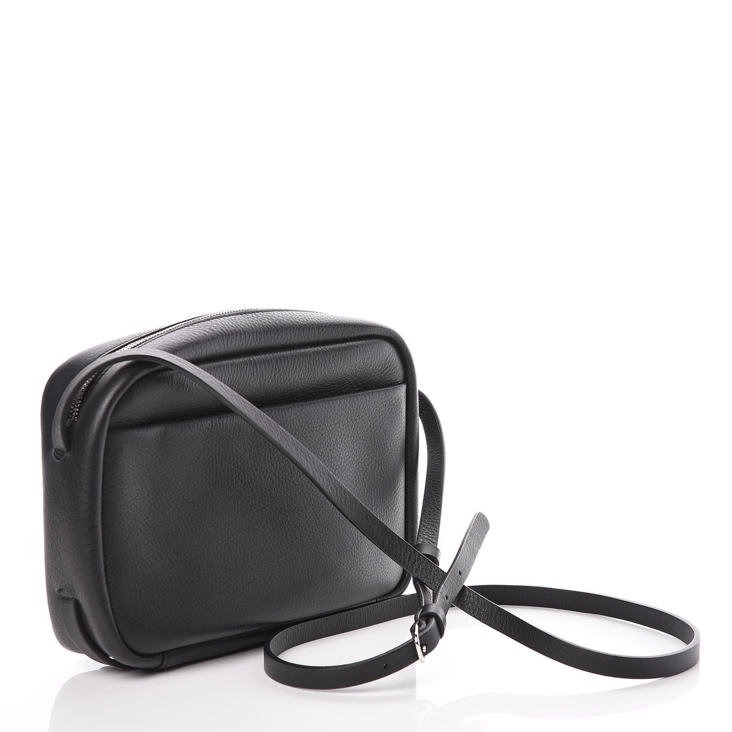 Calfskin Logo S Everyday Camera Bag Black