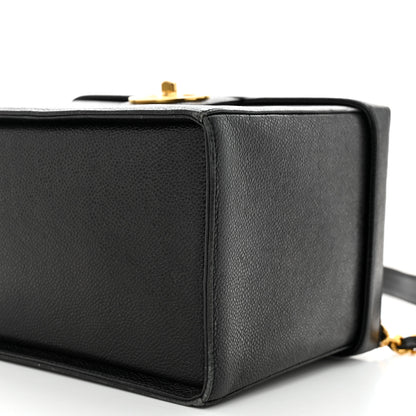 Chanel Caviar Vanity Train Case Black 11 of 16