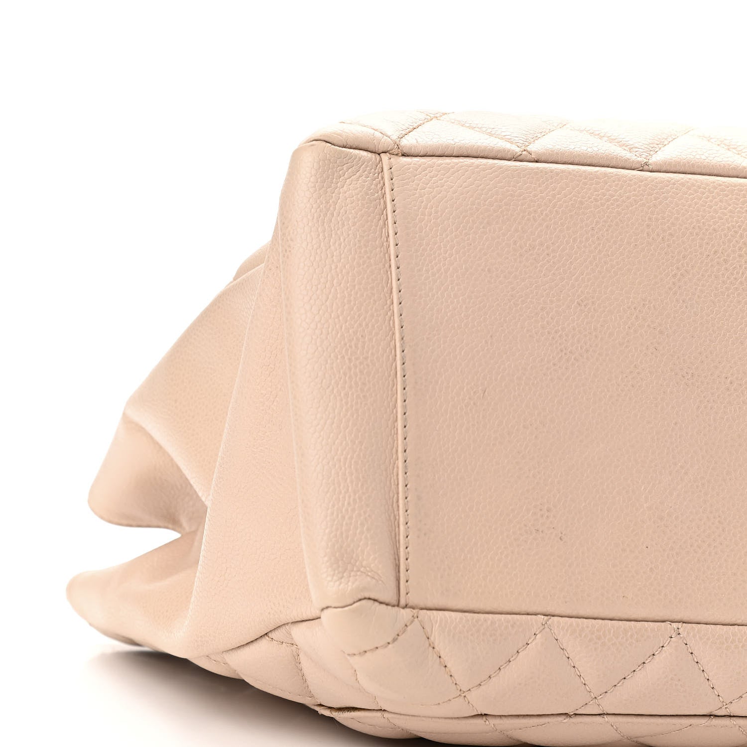 Chanel Caviar Quilted Grand Shopping Tote GST Beige Clair 9 of 12