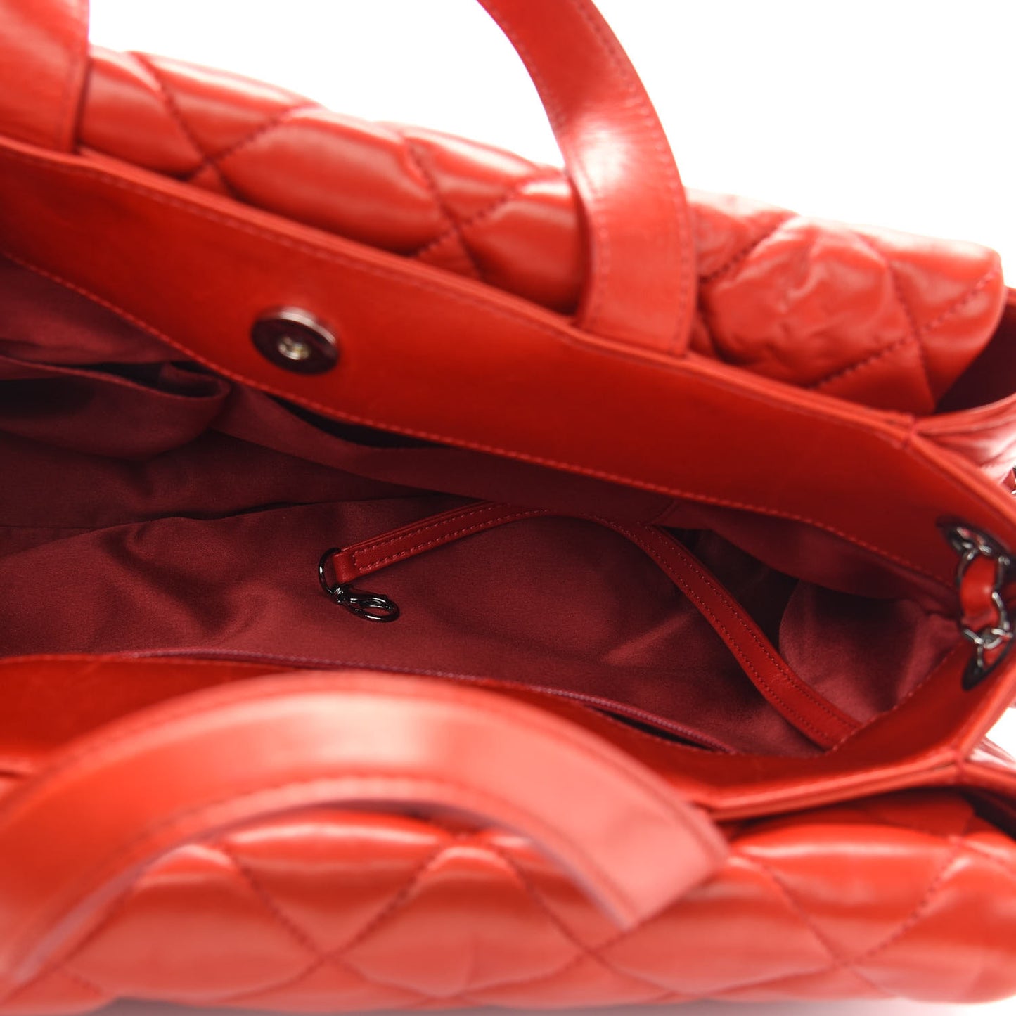 Lambskin Quilted Chanel 3 Maxi Flap Bag Red