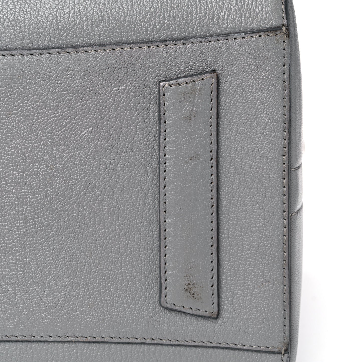 Sugar Goatskin Medium Antigona Pearl Grey