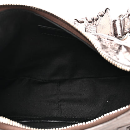 Balenciaga Metallic Agneau Arena Le Cagole Shoulder Bag XS  Dark Bronze 6 of 11