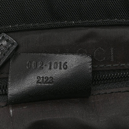 Gucci Nylon Bamboo Handle Bag Black 9 of 12