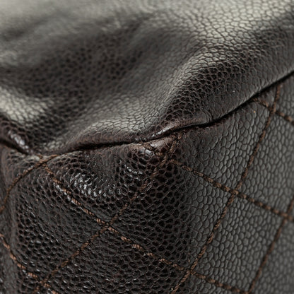 Chanel Glazed Caviar Small Pocket In The City Shoulder Bag Brown 12 of 26