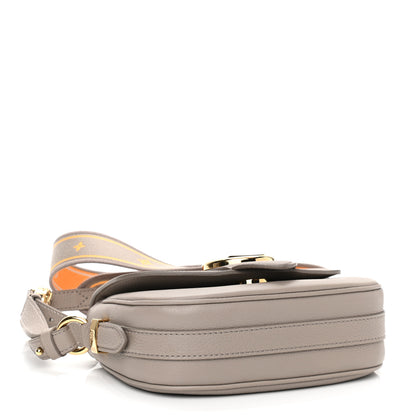 Louis Vuitton Grained Calfskin LV Pont 9 Soft PM Gris 3 of 8