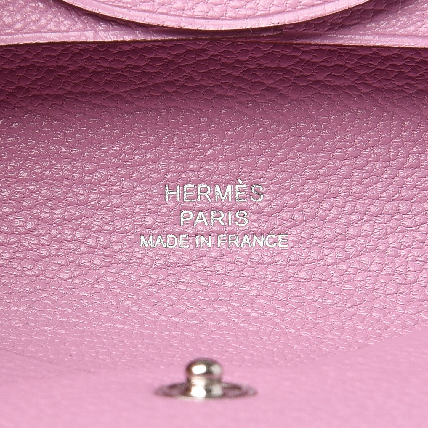 Chevre Mysore Bastia Coin Purse Mauve Sylvestre