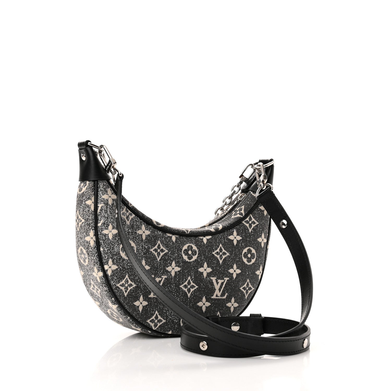Louis Vuitton Monogram Jacquard Denim Loop Black 3 of 10