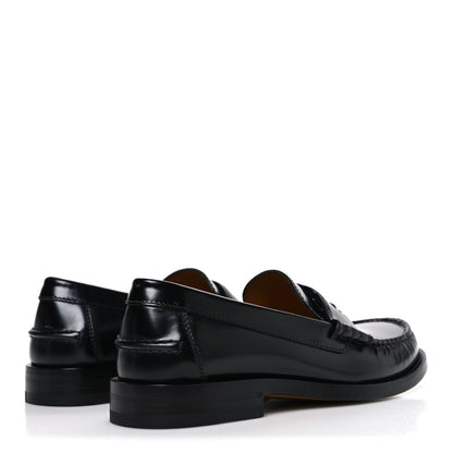 Gucci Millennial Ribot Cut Out Interlocking G Loafers 39.5 Black 5 of 10
