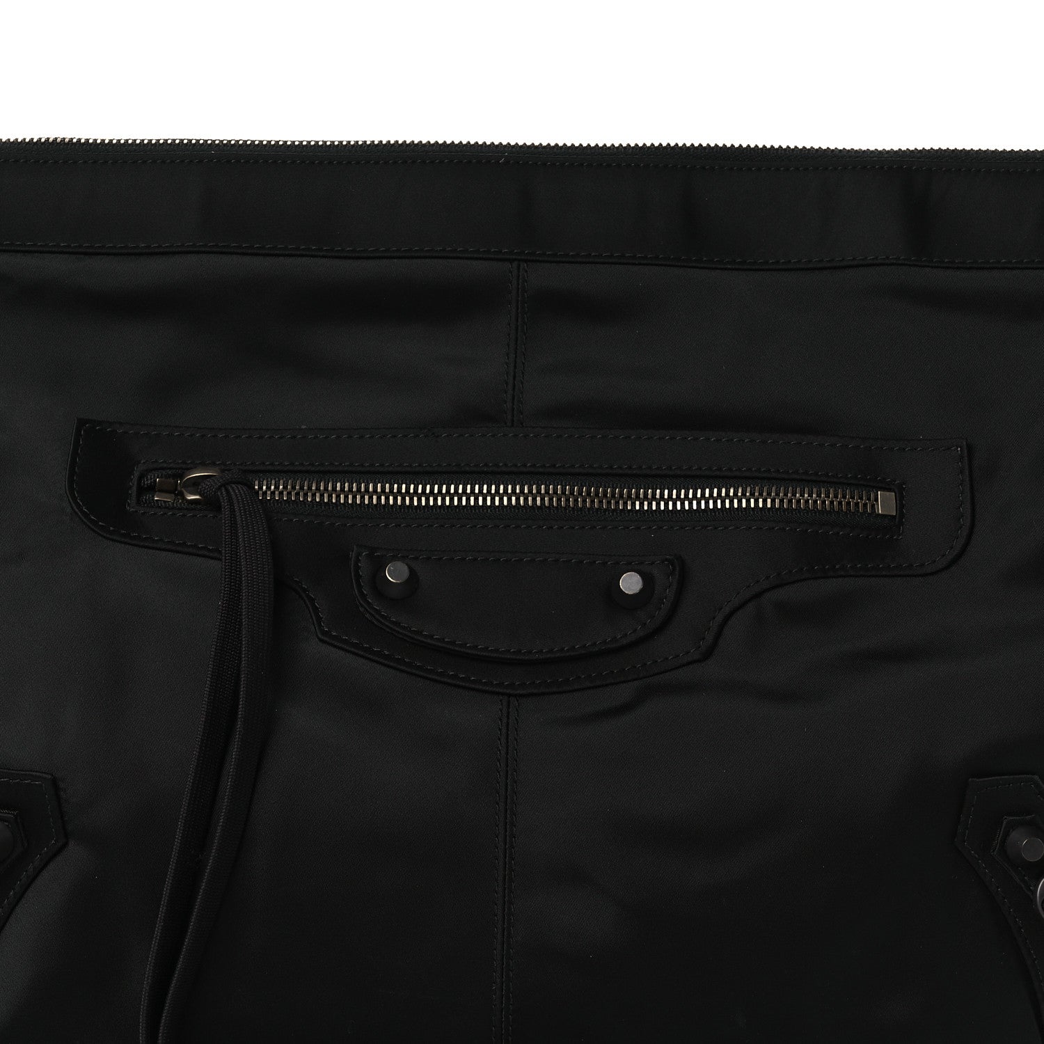 Balenciaga Nylon Medium Le City Moto Black 8 of 13