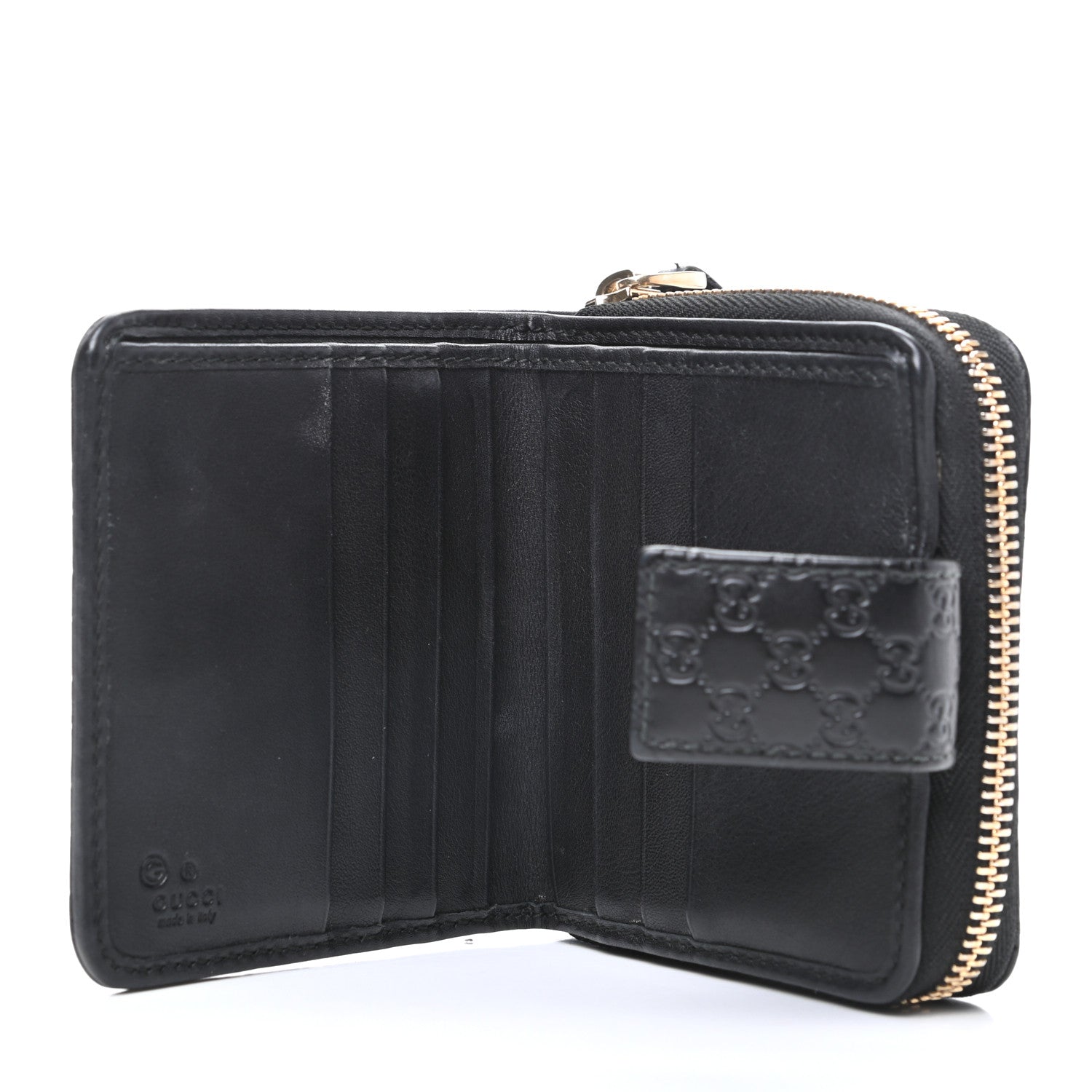 Gucci Microguccissima Compact Wallet Black 6 of 11