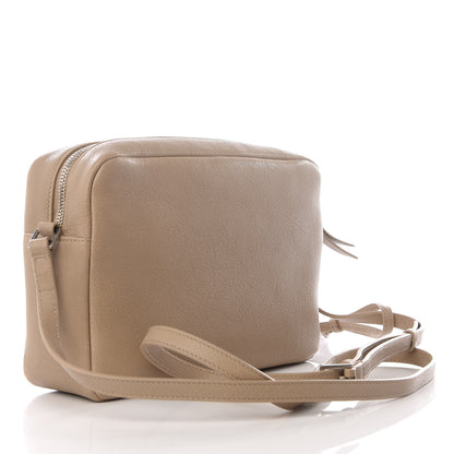 Saint Laurent Lambskin Monogram Small Lou Camera Bag Dark Beige 2 of 8