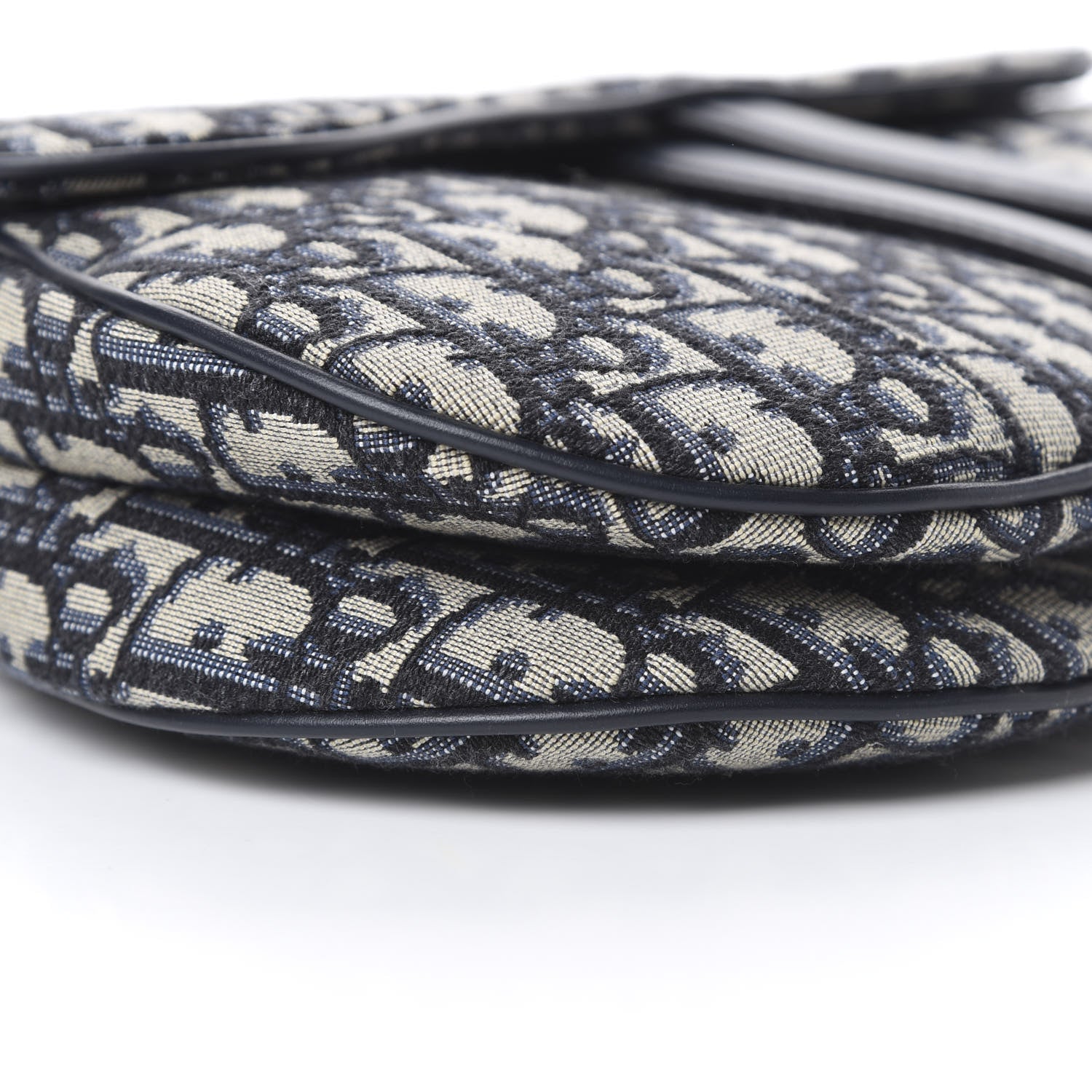 Christian Dior Oblique Saddle Bag Blue 8 of 9