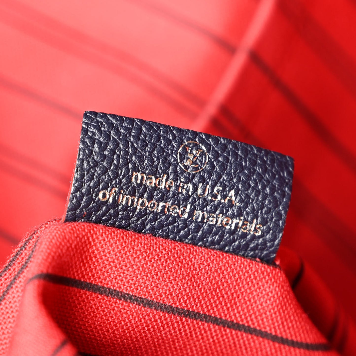 Empreinte Melie Marine Rouge