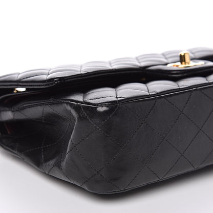 Chanel Lambskin Quilted Medium Double Flap Black 9 of 16