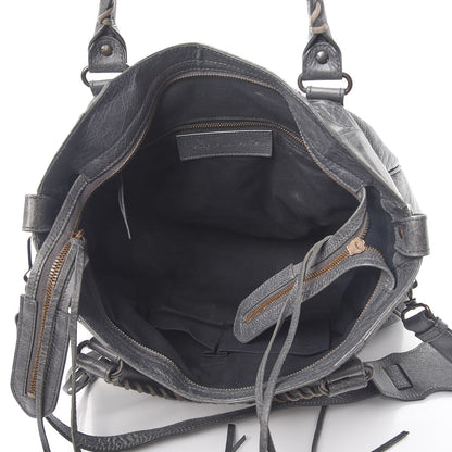 Balenciaga Agneau Classic Hardware Velo Gris Tarmac 6 of 12