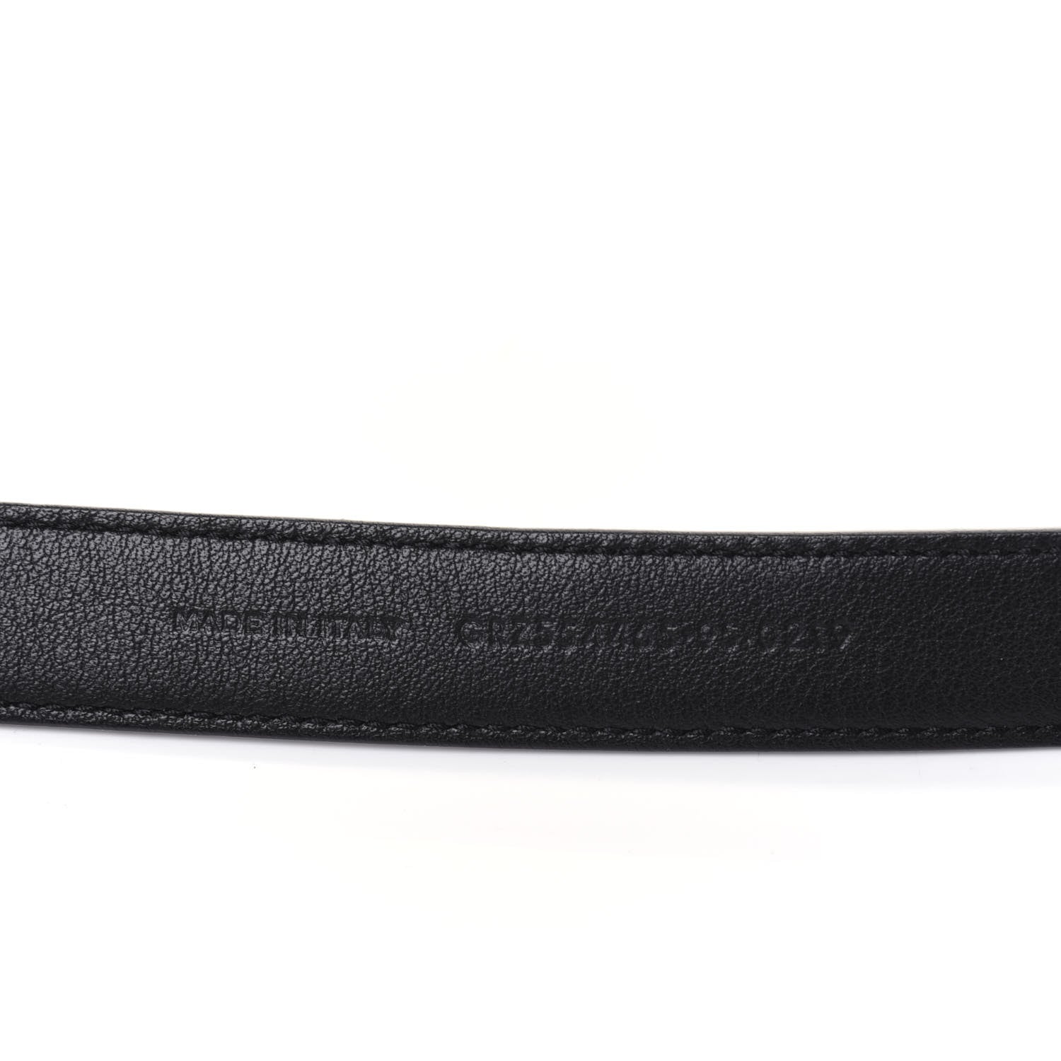 Saint Laurent Smooth Calfskin Monogram Square Buckle Belt 95 38 Black 4 of 8