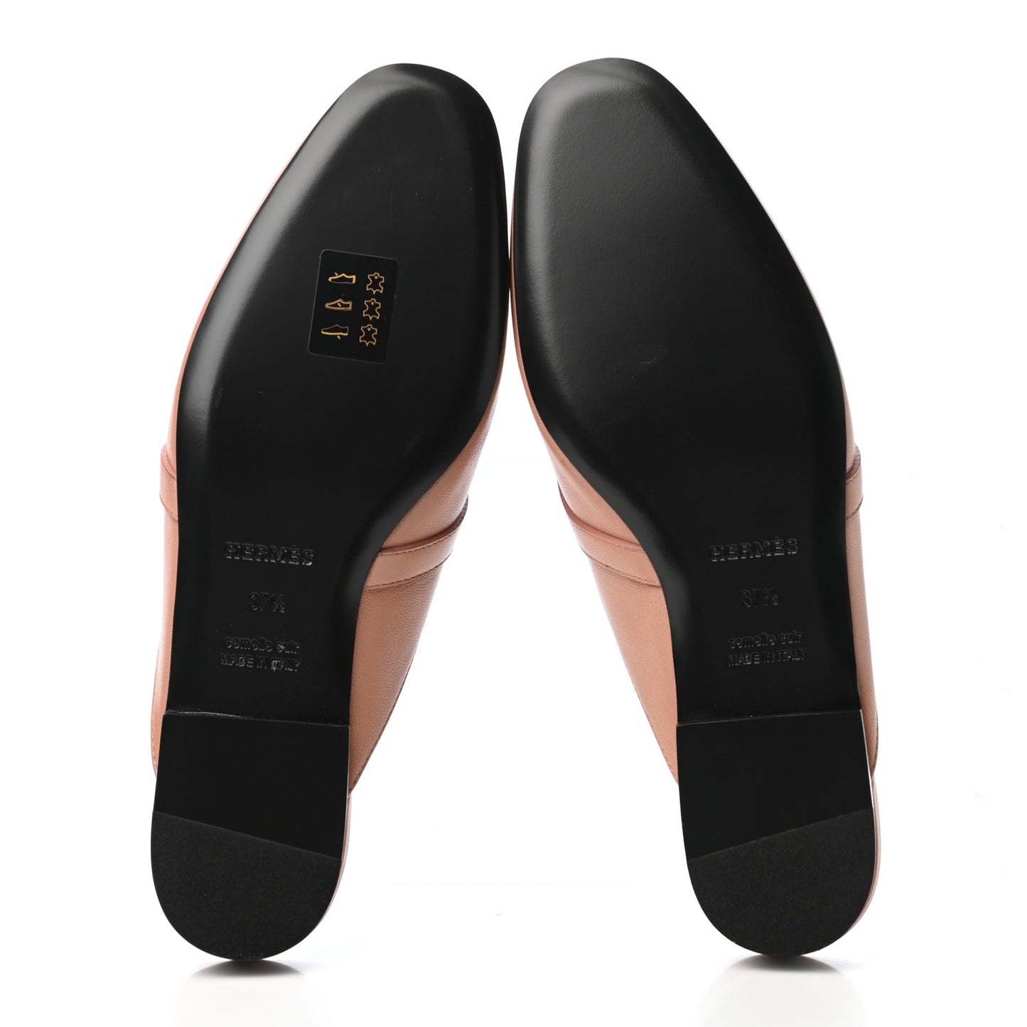 Goatskin Oz Mules 37.5 Rose Aube