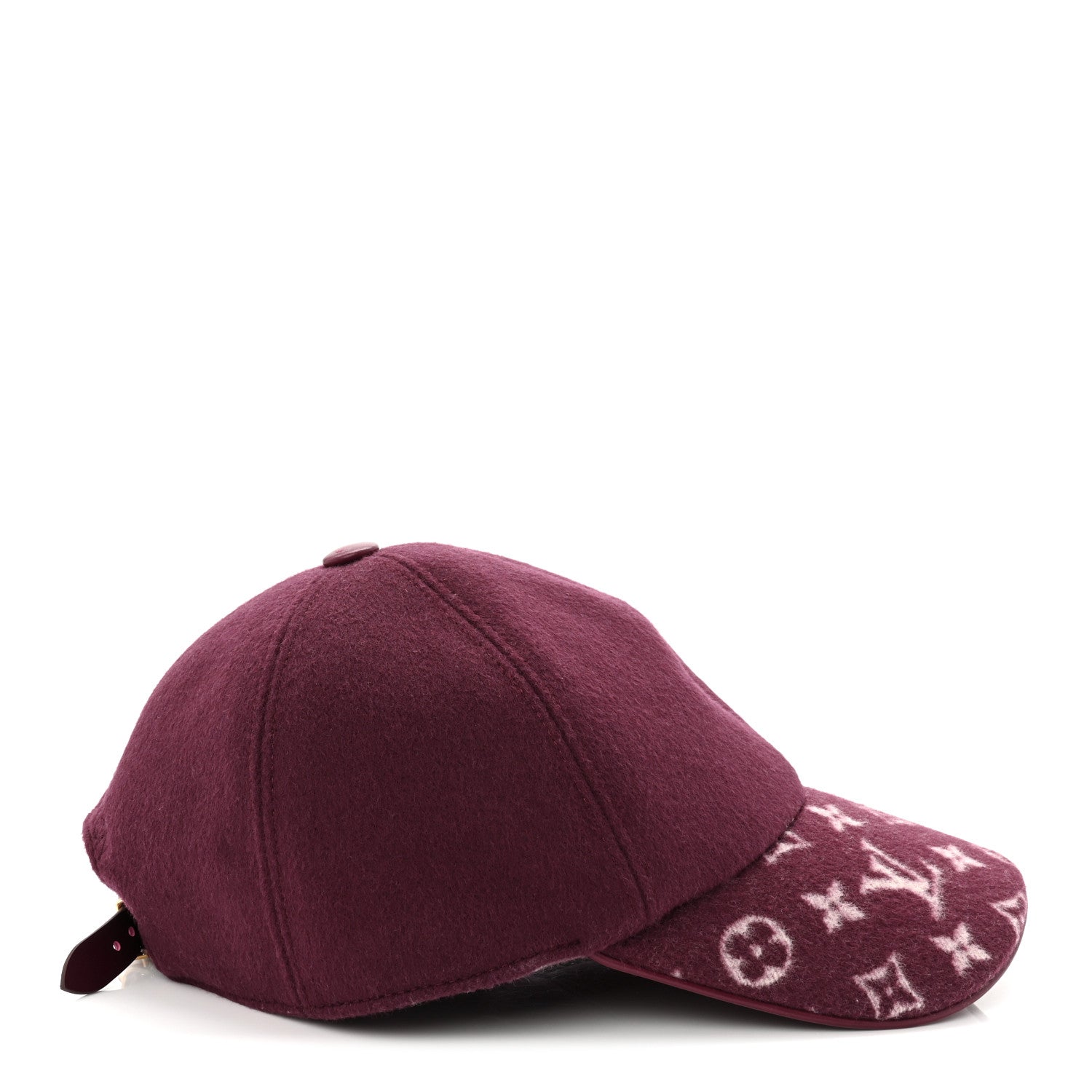 Louis Vuitton Wool Silk Monogram Endless Cap L Bordeaux 5 of 8