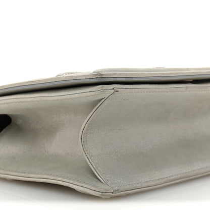 Christian Dior Metallic Calfskin Small Diorama Flap Bag Silver 9 of 15