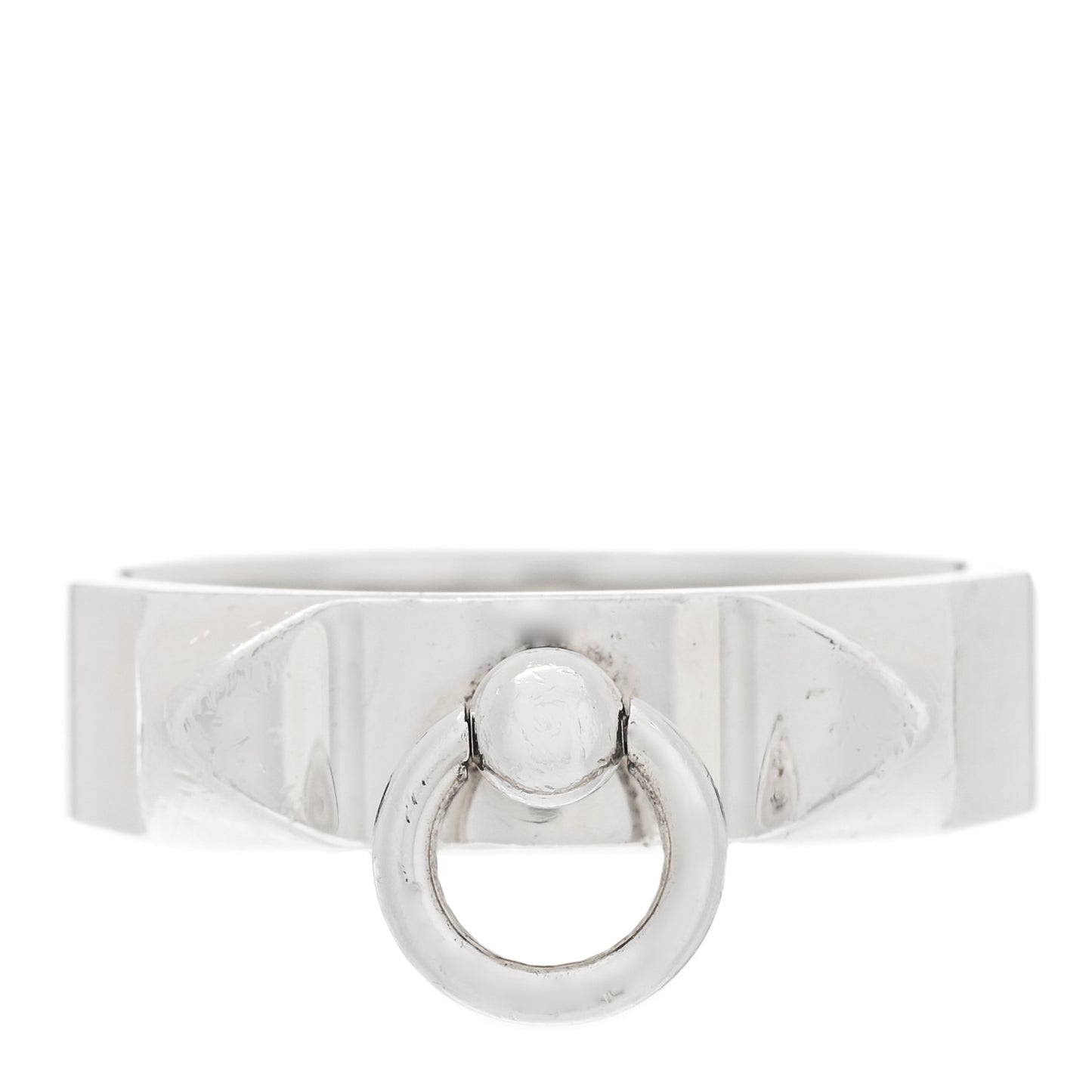 Sterling Silver PM Collier De Chien Ring 53 6.5