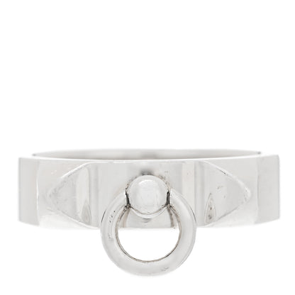Hermes Sterling Silver PM Collier De Chien Ring 53 6.5 1 of 6
