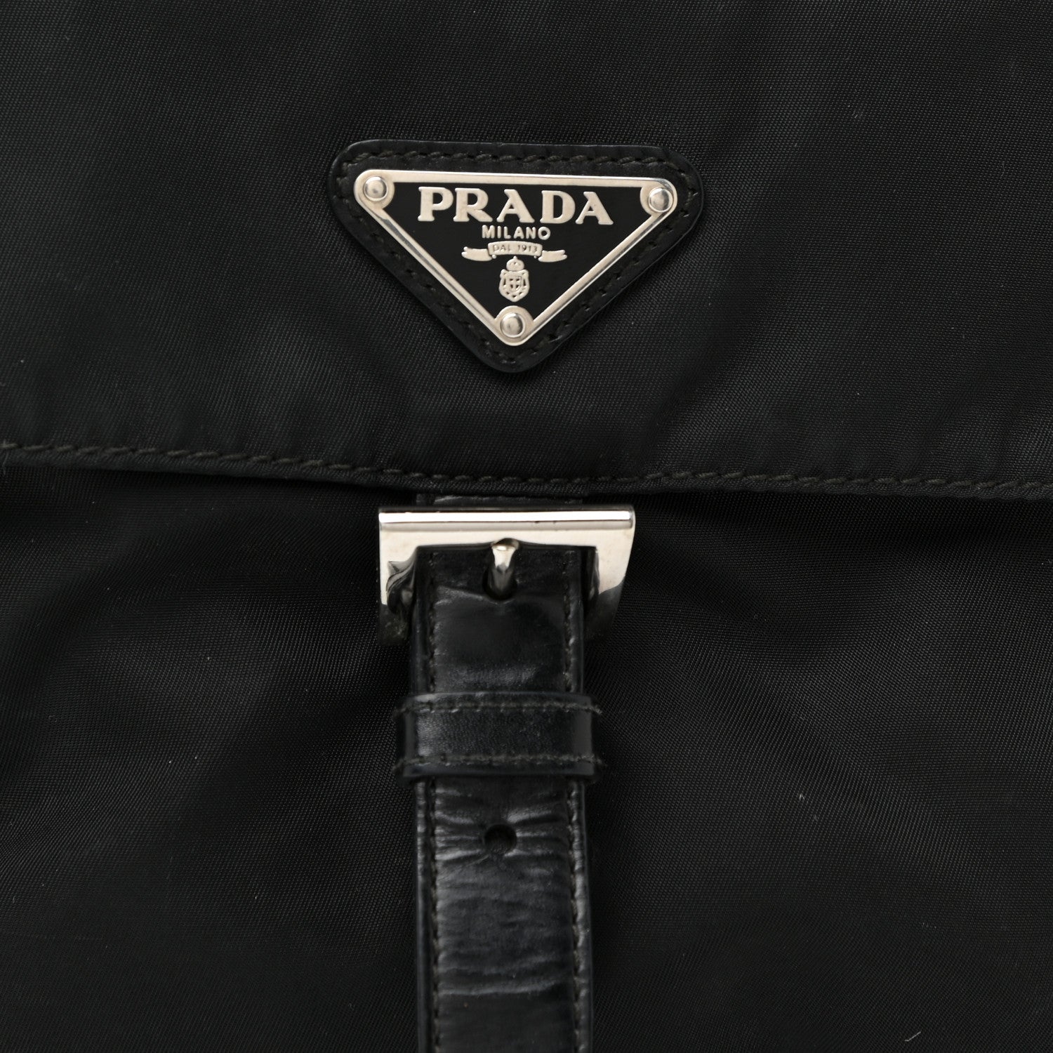 Prada Nylon Tessuto Vela Messenger Bag Black 14 of 15
