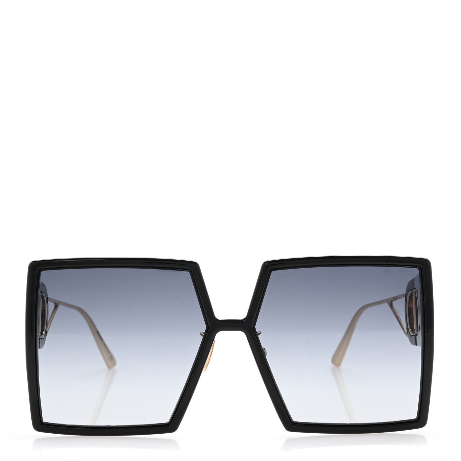 Christian Dior Square 30 Montaigne Sunglasses Black 2 of 8