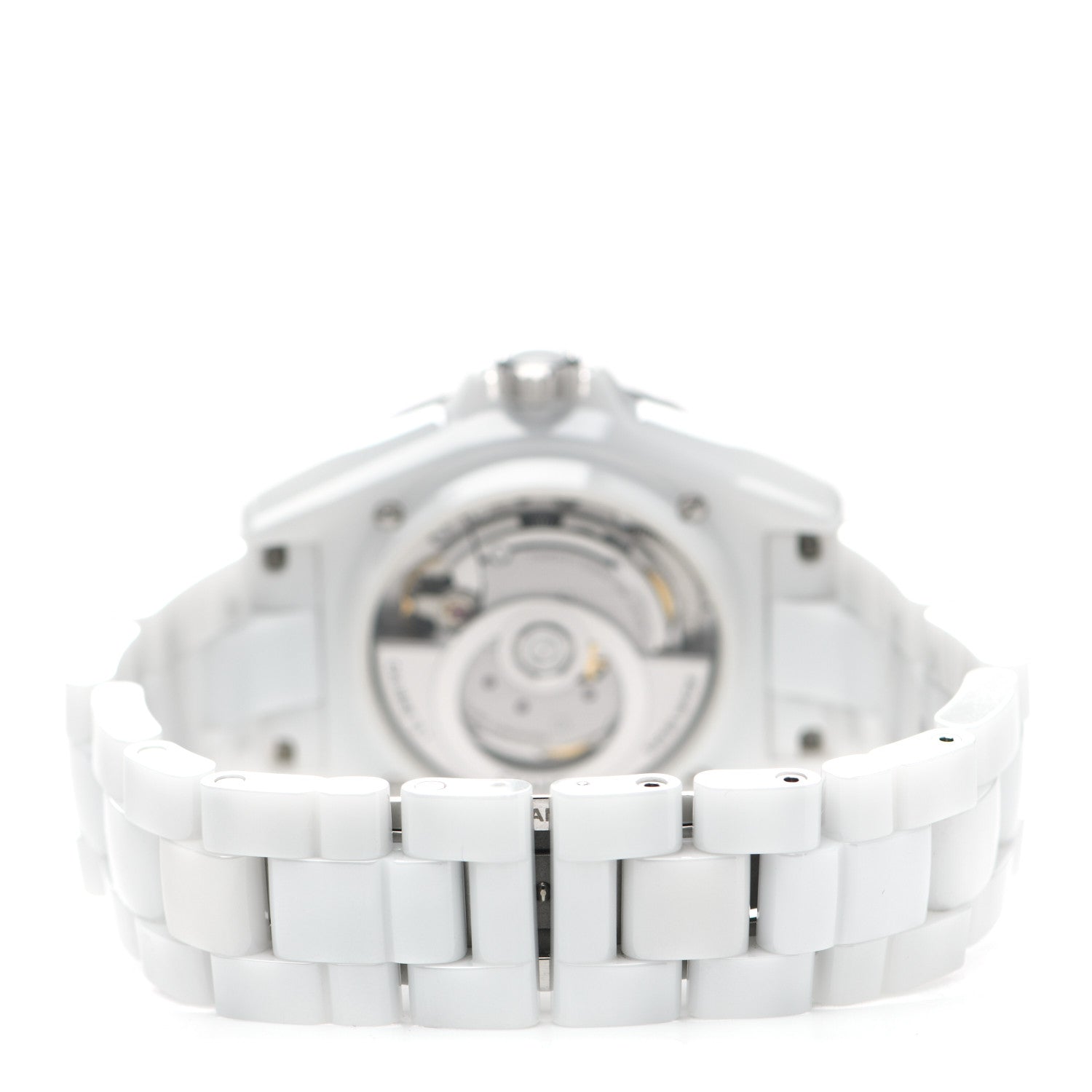 Chanel Stainless Steel Ceramic 38mm J12 Automatic Watch White 4 of 4