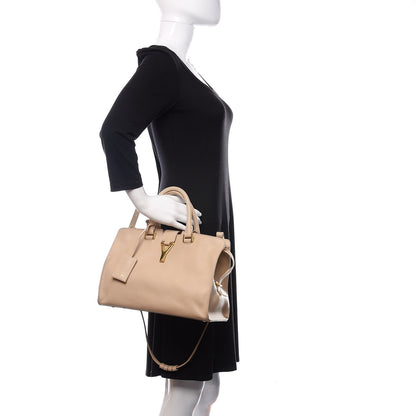 Saint Laurent Calfskin Small Classic Y Cabas Beige 3 of 13