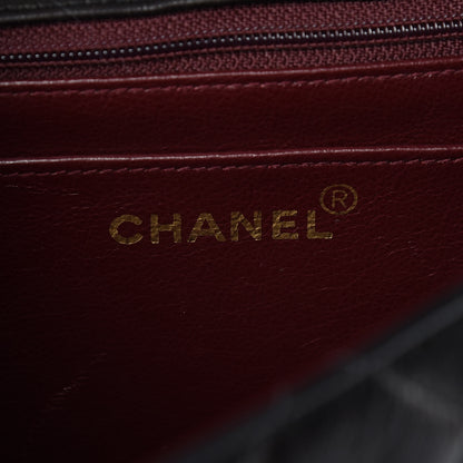 Chanel Lambskin Quilted Medium Single Flap Black 6 of 15