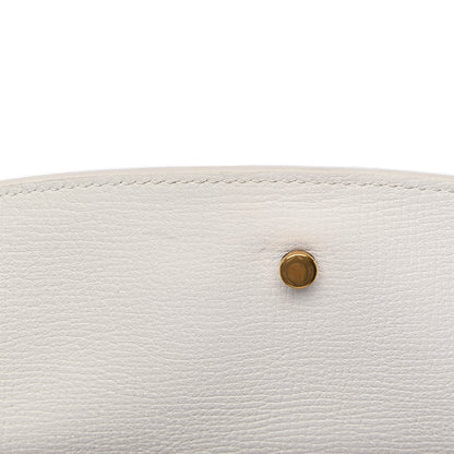 Burberry Grainy Calfskin Broguing Tassel Small Macken Crossbody Bag Chalk White 8 of 11