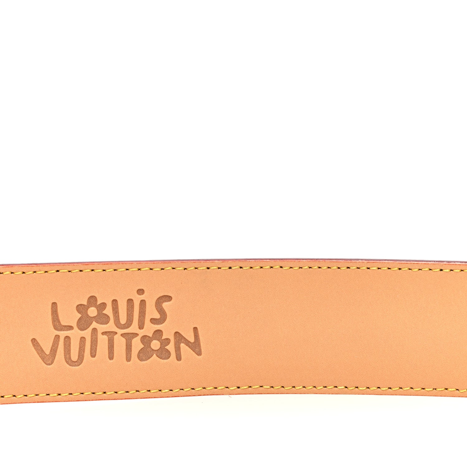 Louis Vuitton Monogram Craggy 40mm LV Tag Reversible Belt 100 40 Chocolate 4 of 5